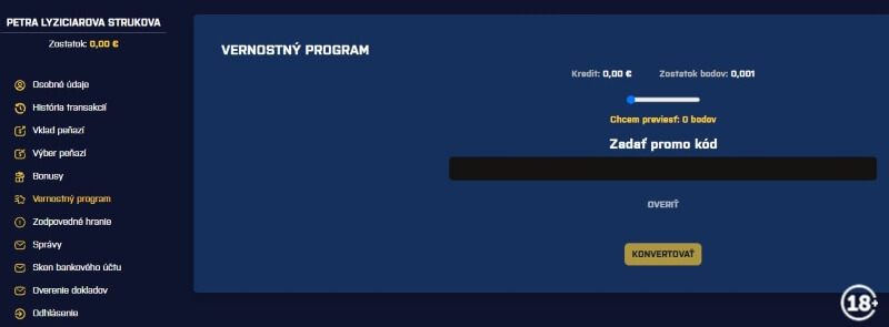 Kde nájdem vernostné body v Kajot Intacto