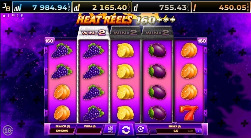 Online automat Hot Reels 160+++