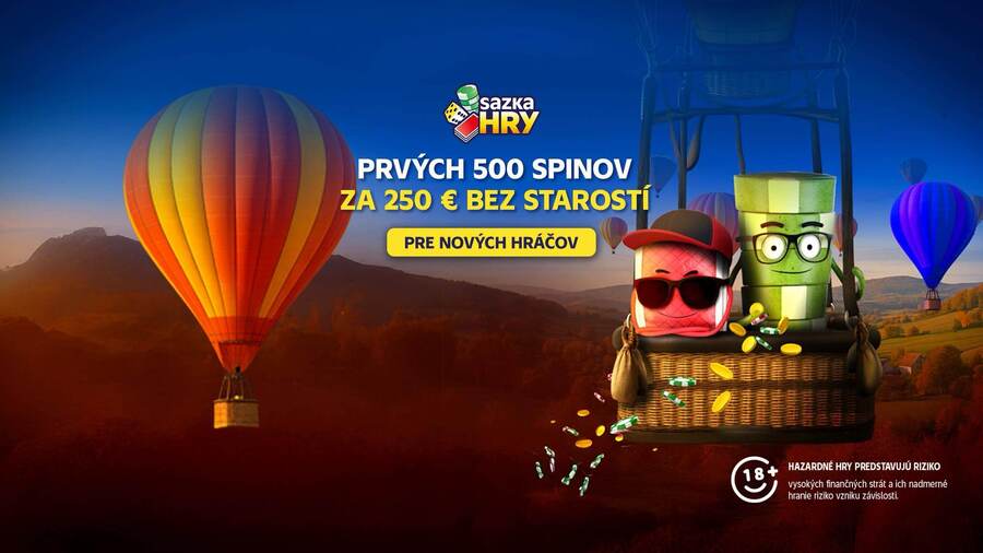 Sazka Hry vstupný bonus