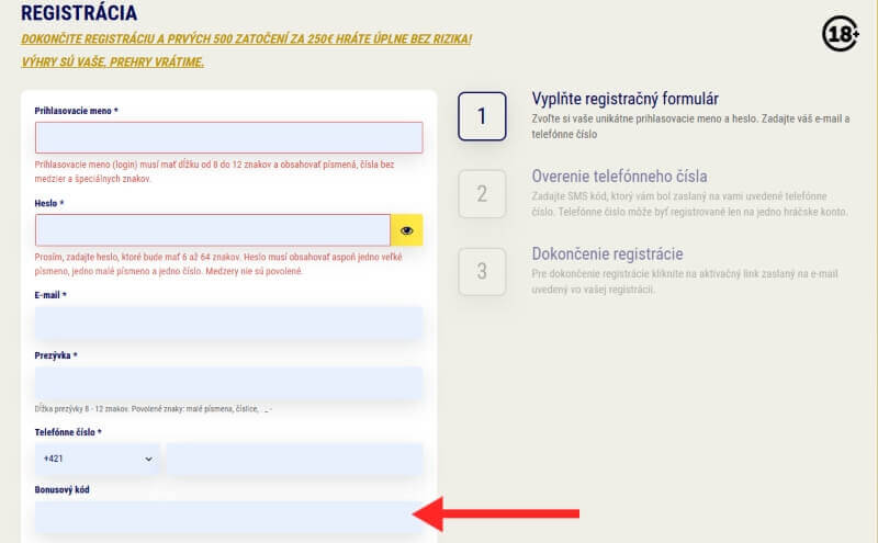 Sazka Hry bonusový kód