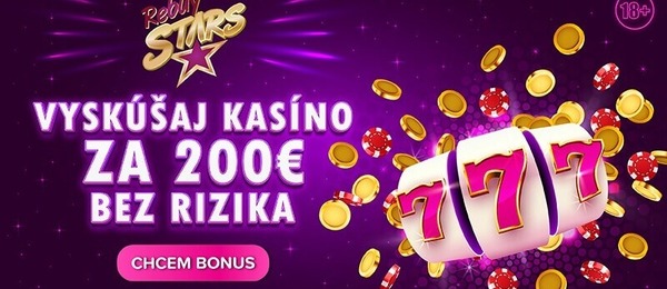 200 eur za registráciu v Rebuy Stars casine