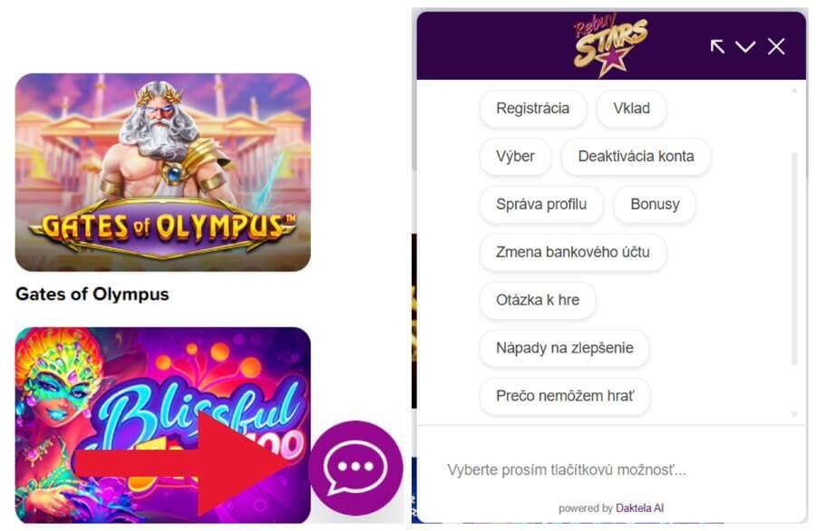Live Chat v&nbsp;Rebuy Stars