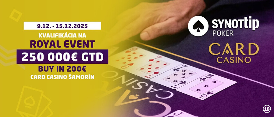 Kvalifikácie na turnaj prebiehajú v SYNOT TIPE