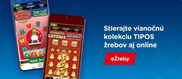 Vianočné žreby 2025 sú k dispozícii aj online.