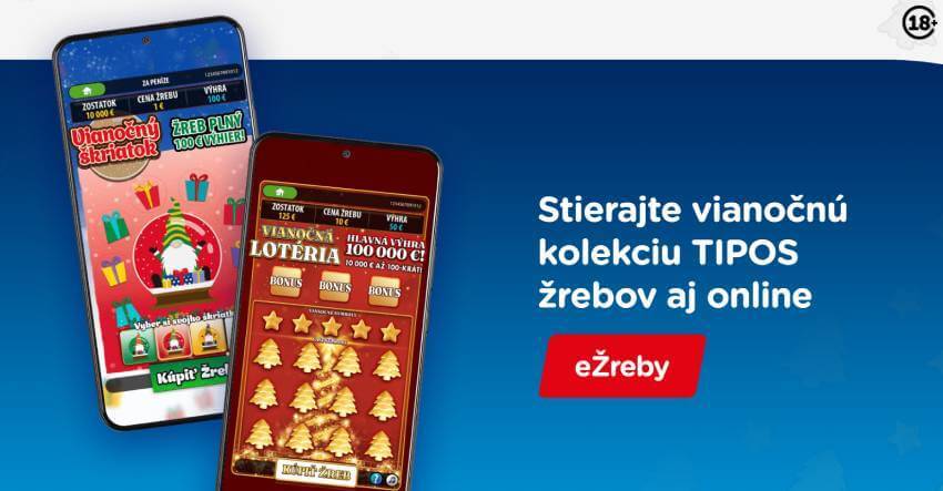 Vianočné žreby 2025 sú k dispozícii aj online.