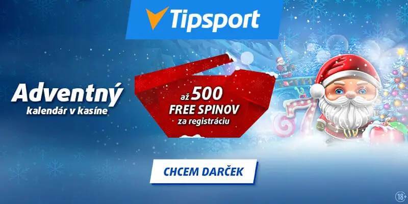 Casino adventný kalendár spustil napríklad aj Tipsport.