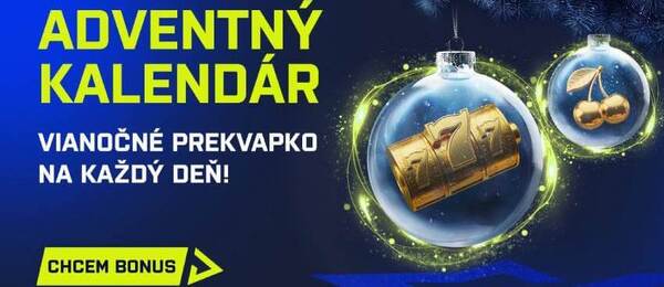 Casino adventný kalendár spustilo napríklad aj Kajot Intacto.