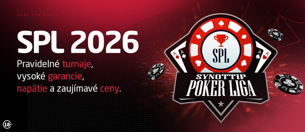 SYNOTTIP pokerová liga v roku 2026