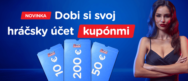 Tipos kupón je novým spôsobom ako si dobiť účet