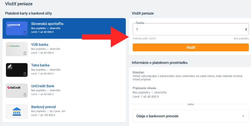 Zmena IBAN-u v&nbsp;kasíne Tipsport