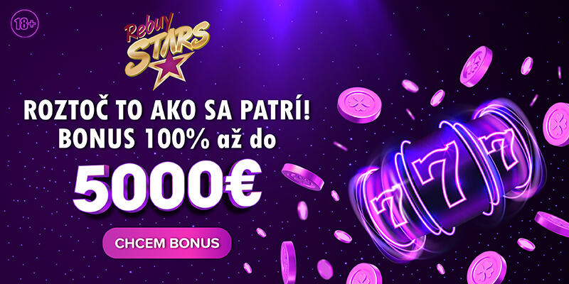 Bonus za&nbsp;registráciu Rebuy Stars