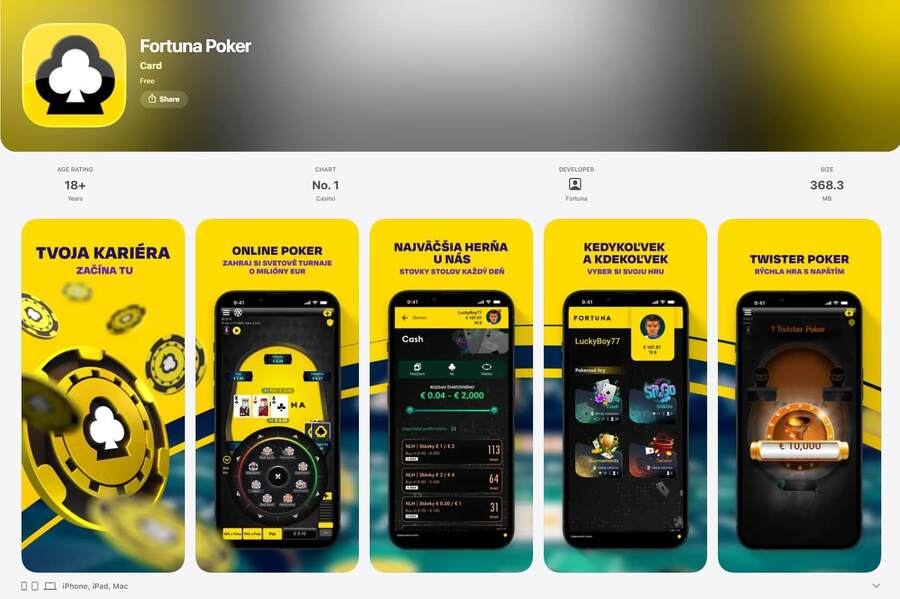 Fortuna Poker app v&nbsp;App Store